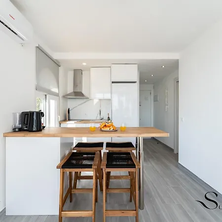 公寓 Alamos Beachfront Bliss Sea View Retreat 托雷莫利诺斯